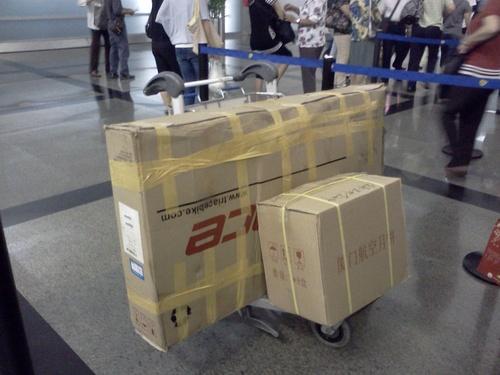 清城工地工具器材打包托运